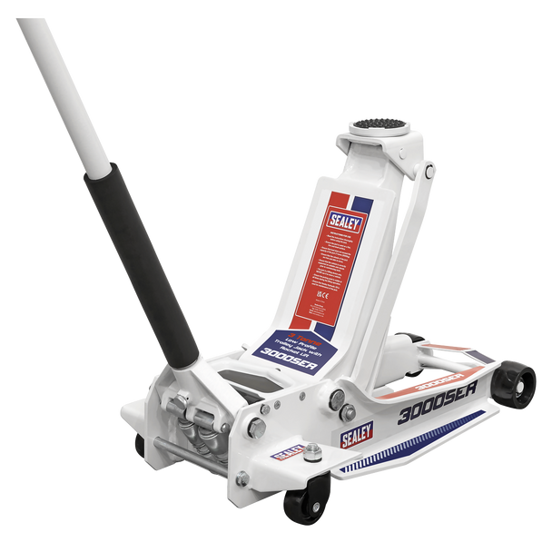 Sealey 3000SER | Low Profile Trolley Jack with Rocket Lift 3 Tonne