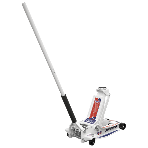 Sealey 3000SER | Low Profile Trolley Jack with Rocket Lift 3 Tonne