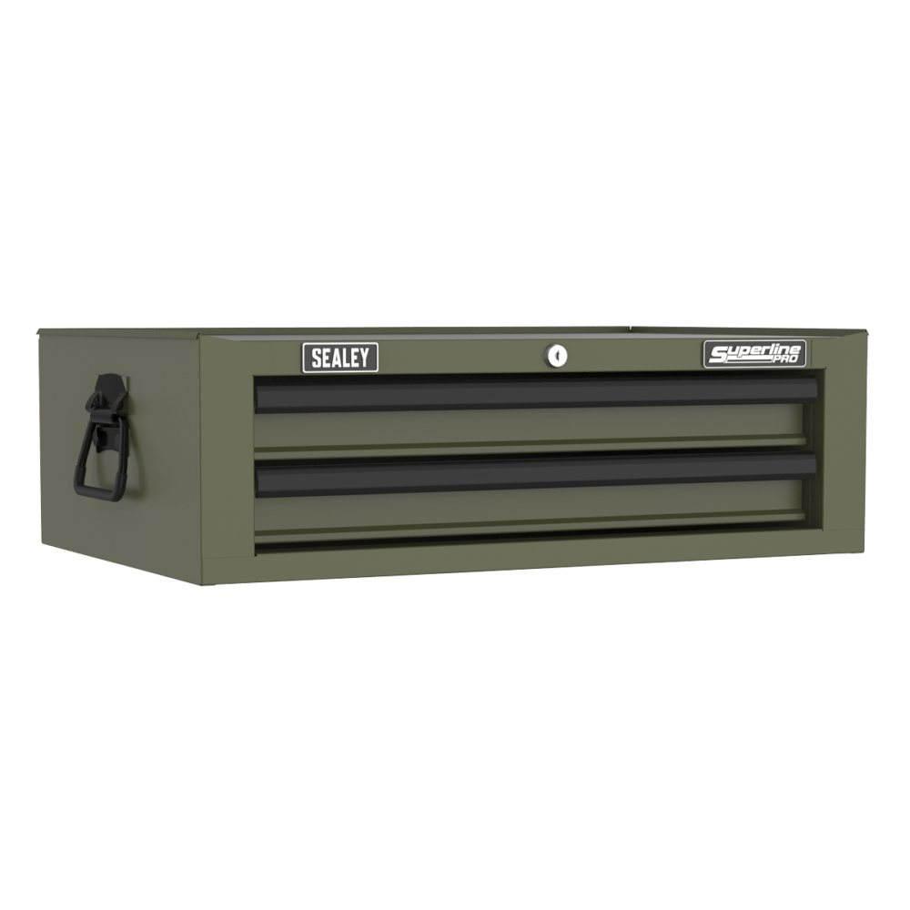 Sealey AP26029TK | Superline PRO® Mid Box Tool Chest 2 Drawer – Khaki