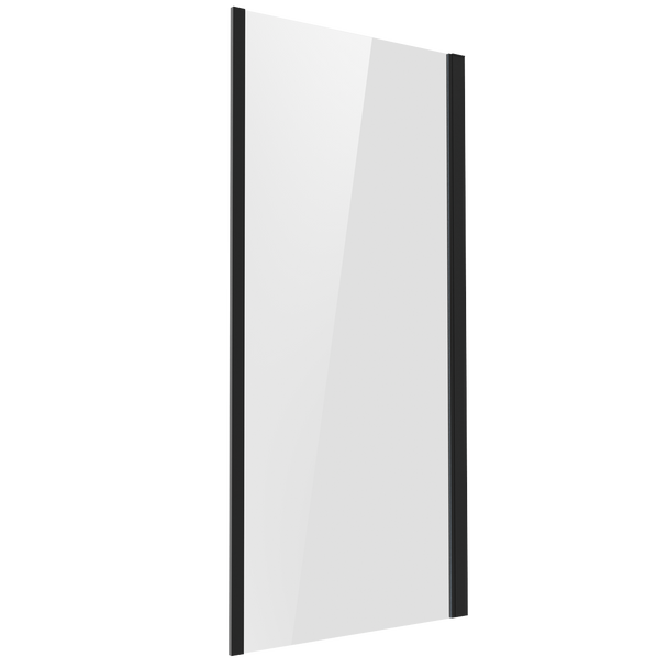Sealey DH297 | Side Panel for Sliding Shower Doors, 6mm Tempered Glass - Black
