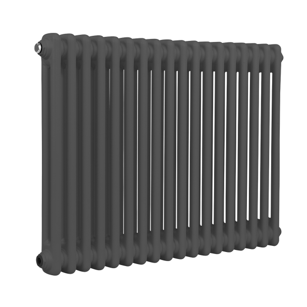 Sealey DH358 | Baridi Horizontal Traditional 2 Column Radiator 600 x 832mm ? Anthracite