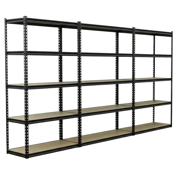 Sealey AP1200RCOMBO1 | Racking Unit with 5 Shelves 220kg Capacity Per Level - Set of 3