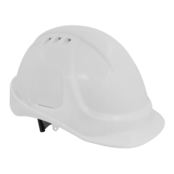Sealey 502W | Worksafe Vented Safety Helmet - White