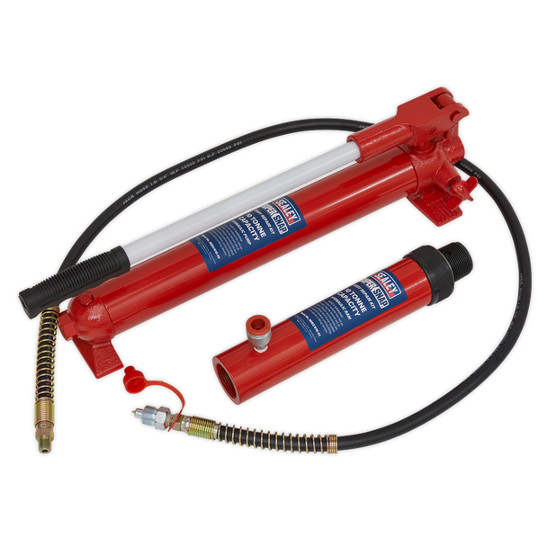 Sealey 610/45 | SuperSnap Push Ram with Pump & Hose Assembly 10 Tonne
