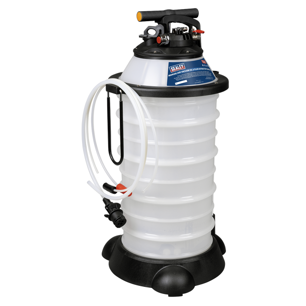 Sealey TP6909 | Manual/Air Vacuum Oil & Fluid Extractor Pump 18L