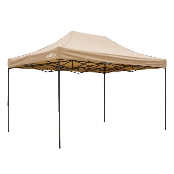 Sealey DG305 | Dellonda 3x4.5m Pop-Up Gazebo Canopy with Water-Resistant Carry Bag, Stakes & Weight Bags - Beige