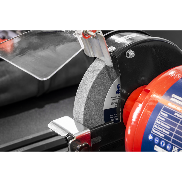 Sealey BG150XW/99 | Heavy-Duty 150mm Bench Grinder with Wire Wheel 450W/230V