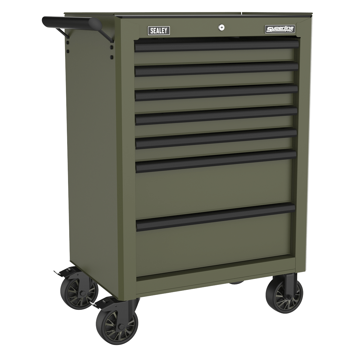 Sealey AP26479TK | Superline PRO® Heavy Duty Rollcab 7 Drawer – Khaki