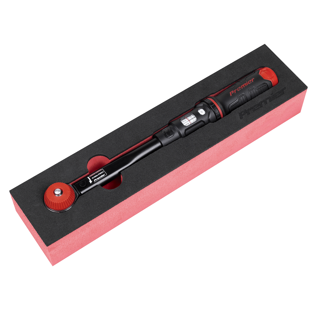 Sealey STW922 | Premier Black Calibrated Micrometer Torque Wrench with 3/8″Sq Push Through Drive 10 50Nm