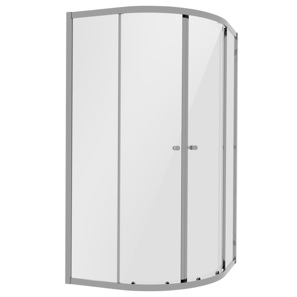 Sealey DH302 | Quadrant Shower Entry Enclosure 900 x 900 x 1850mm with 6mm Tempered Glass - Chrome