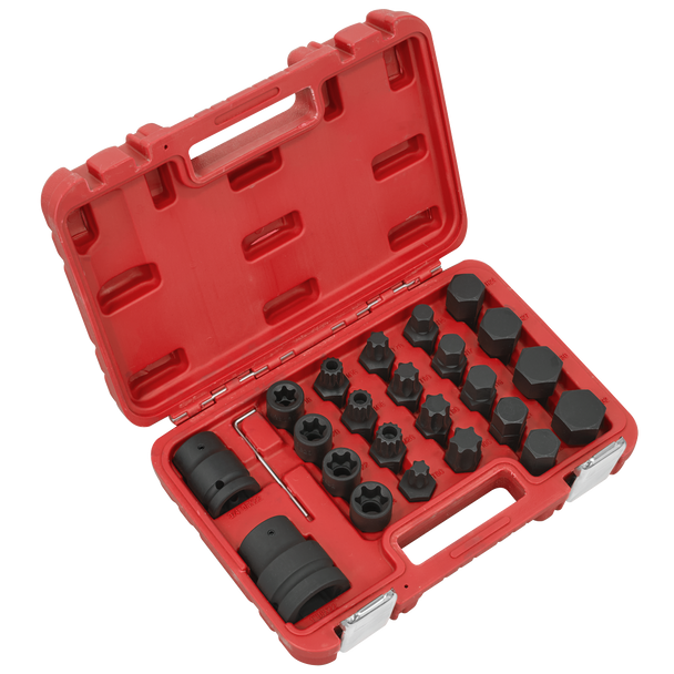 Sealey SX054 | Impact Socket & Bit Set, 3/4"Sq & 1"Sq Drive 23pc