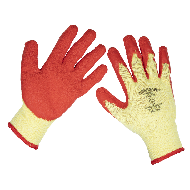 Sealey 9125L/12 | Worksafe Nitrile Foam Gloves, Large - Pack of 12 Pairs