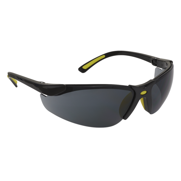 Sealey 9214 | Worksafe Zante Style Smoke Lens Safety Glasses with Flexi Arms