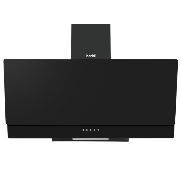 Sealey DH106 │ Baridi Angled Chimney Cooker Hood with Carbon Filters & LED Lamp 90cm, Energy Class A - Black