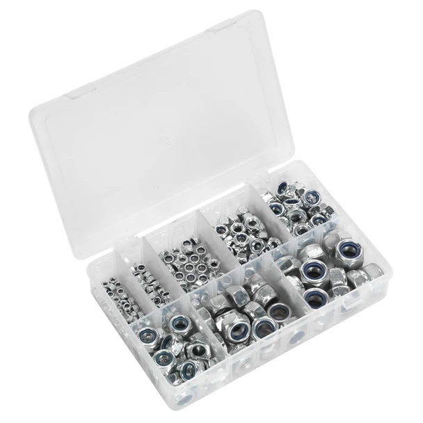 Sealey AB033LN | Nylon Locknut Assortment M4-M16 255pc
