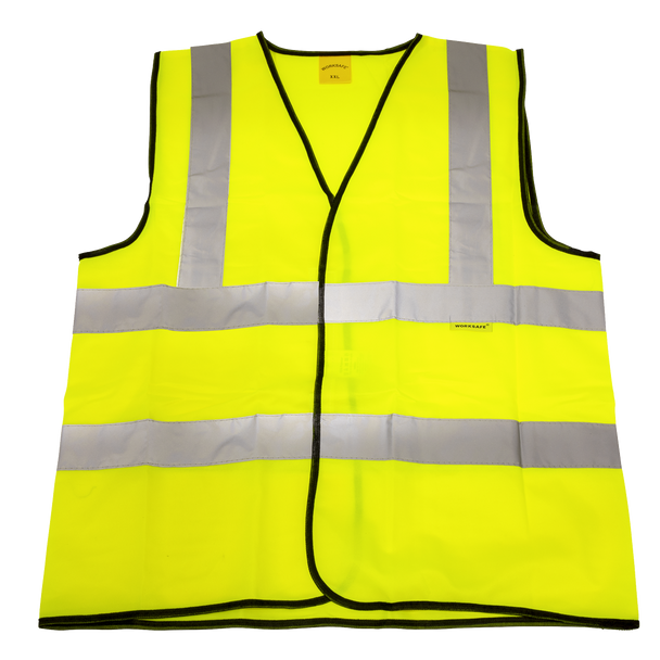 Sealey 9804XXL | Worksafe Hi-Vis Yellow Waistcoat - XX-Large