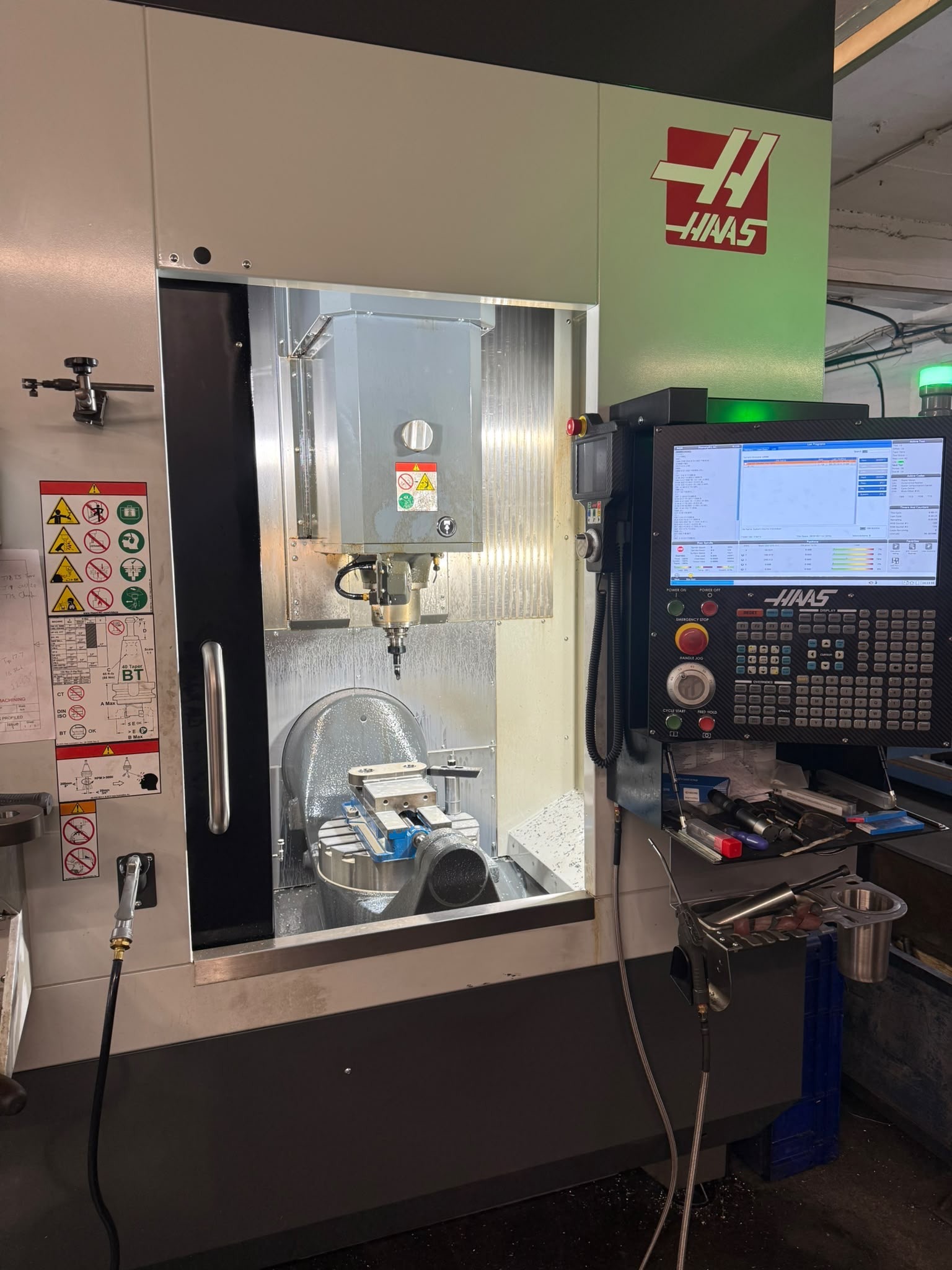 Haas CNC machining equipment in use at Arcadian Products in Birmingham