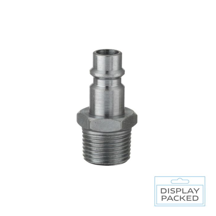PCL AA7103S | XF-Euro Adaptor Male Thread R 3/8 (Display Packed)