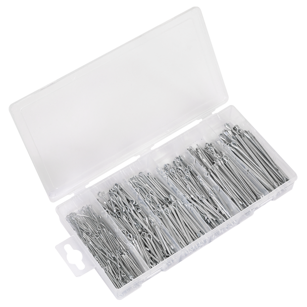 Sealey AB001SP | Metric/Imperial Split Pin Assortment 555pc - Small Sizes