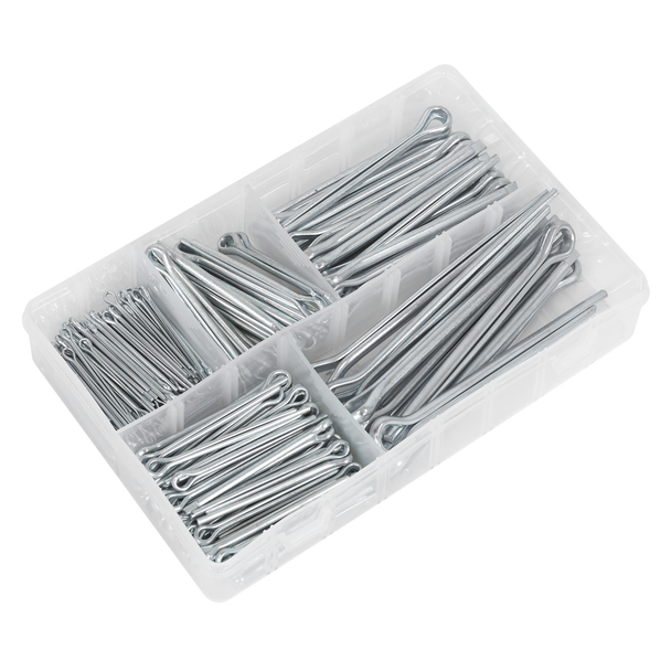 Sealey AB03SP | Metric/Imperial Split Pin Assortment 230pc - Large Sizes