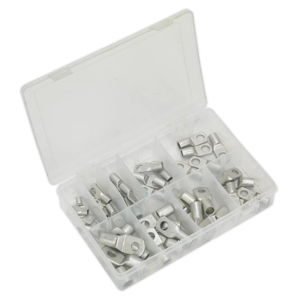 Sealey AB016CT | Copper Lug Terminal Assortment 52pc