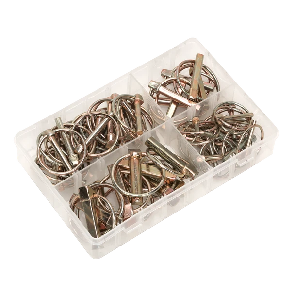Counter Pin Compressor Sealey AB022LP | Linch Pin Assortment 50pc | Compressed Air Systems UK ...