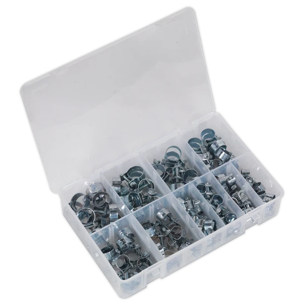 Sealey AB042MH | Mini Hose Clip Assortment 100pc