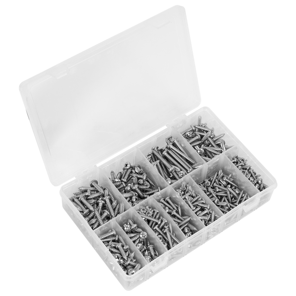 Sealey AB0700SSST ⏐ Stainless Steel Self-Tapping Screw Assortment 700pc