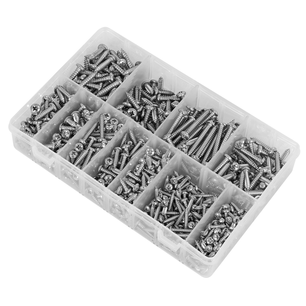Sealey AB0700SSST ⏐ Stainless Steel Self-Tapping Screw Assortment 700pc