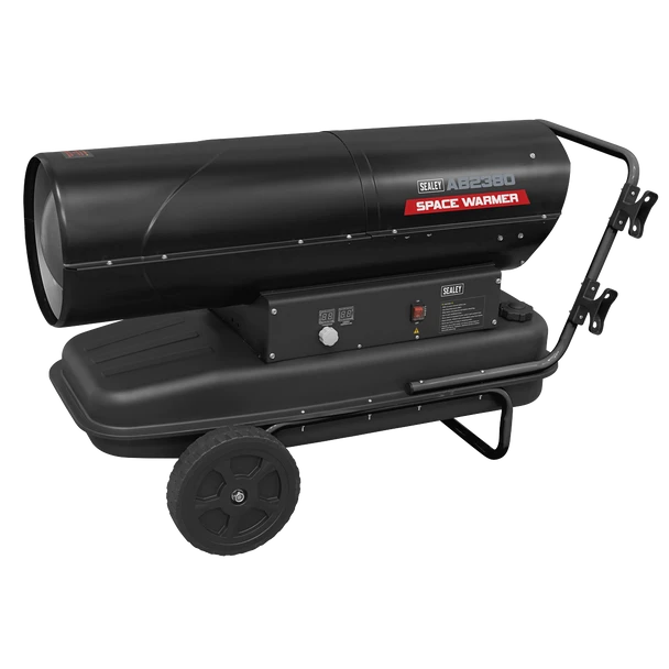 Sealey AB2380 | Space Warmer? Kerosene/Diesel Heater with Wheels 240,000Btu/hr
