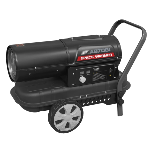 Sealey AB7081 | Space Warmer? Kerosene/Diesel Heater with Wheels 70,000Btu/hr