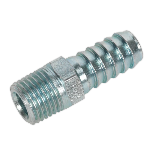 Sealey AC09 | PCL Screwed Tailpiece Male 1/4"BSPT - 3/8" Hose - Pack of 5