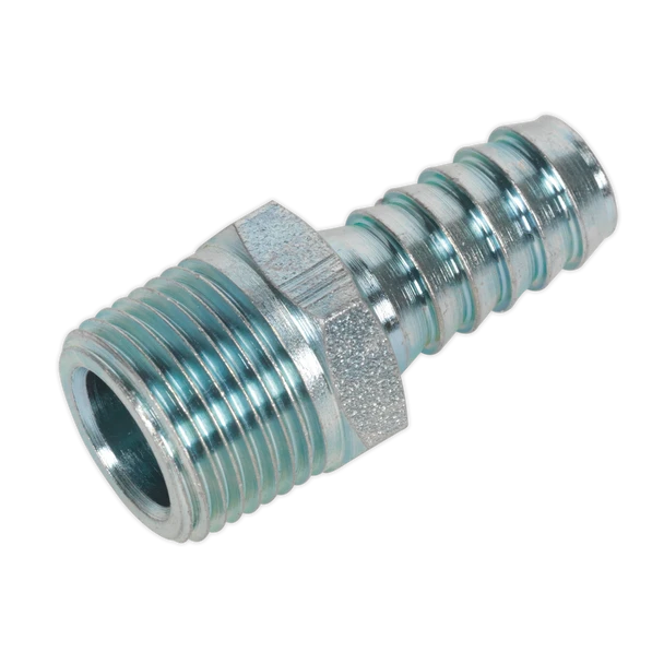 Sealey AC41 | PCL Screwed Tailpiece Male 3/8"BSPT - 3/8" Hose - Pack of 5