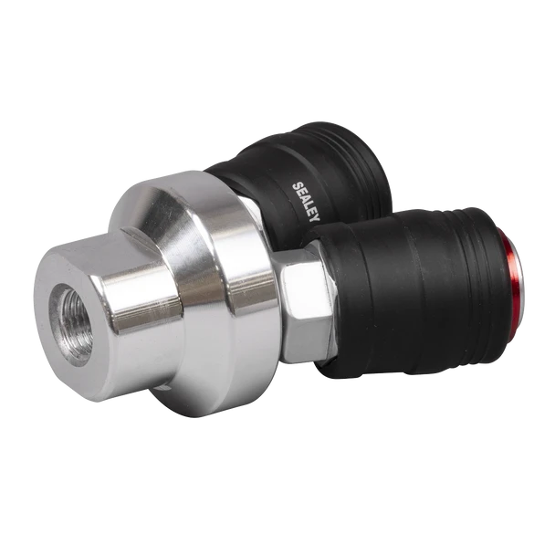 Sealey ACH55 | High Flow Twin Coupling Body Female Thread 1/4"BSPT