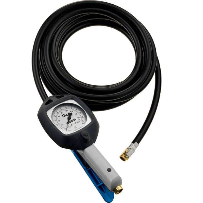 PCL AFG1H013 | Airforce II Tyre Inflator 0-170 psi & 0-12 bar, 6m Hose 12V1 Euro Connector