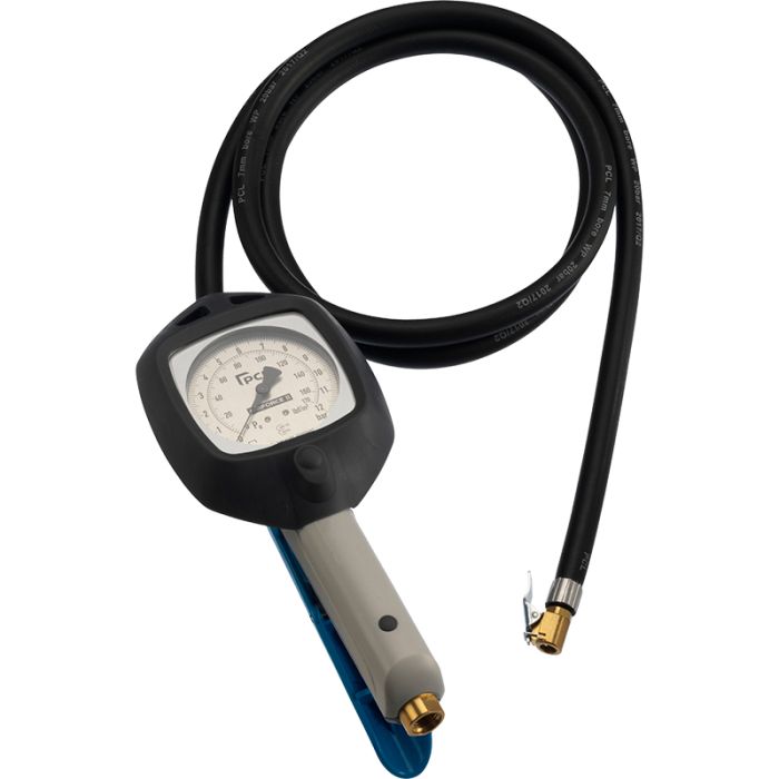 PCL AFG1H08 | Airforce II Tyre Inflator 0-170 psi & 0-12 bar, 1.8m Hose Euro Connector
