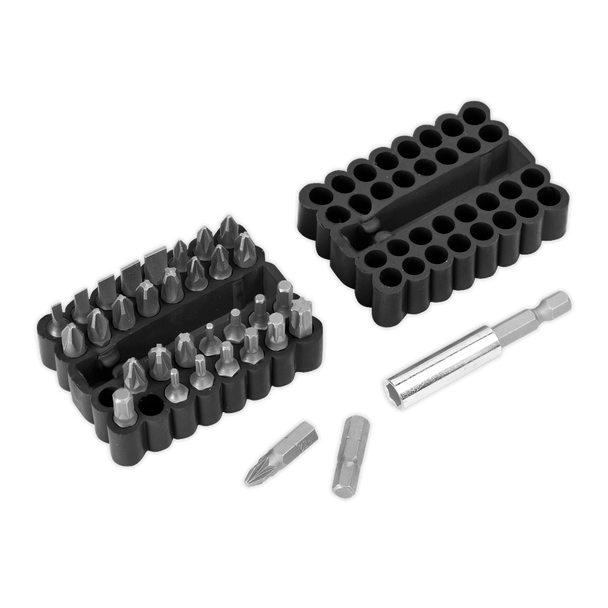 Sealey AK110 | Premier Power Tool Bit & Magnetic Adaptor Set 33pc