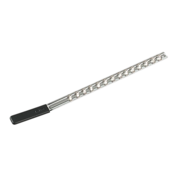 Sealey AK1414 | Premier Socket Retaining Rail with 14 Clips 1/4"Sq Drive