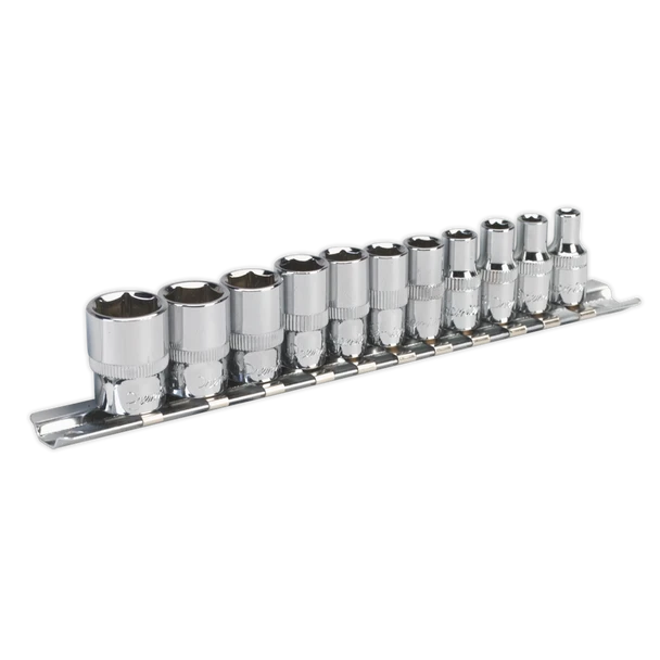 Sealey AK2670 | Premier Imperial Socket Set 1/4"Sq Drive 11pc
