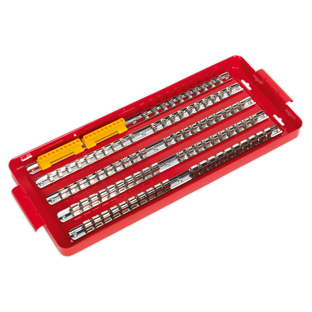Sealey AK272 │Premier Socket Rail Tray 1/4", 3/8" & 1/2"Sq Drive