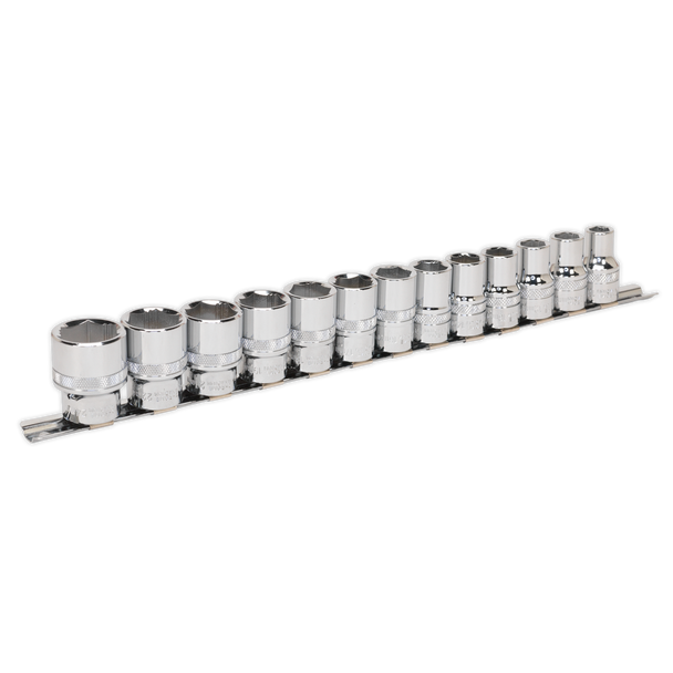 Sealey AK2742 | Premier Lock-On Socket Set 1/2"Sq Drive 13pc