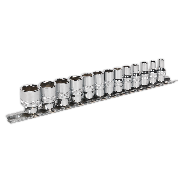 Sealey AK2746 | Premier Lock-On Socket Set 1/4"Sq Drive 13pc