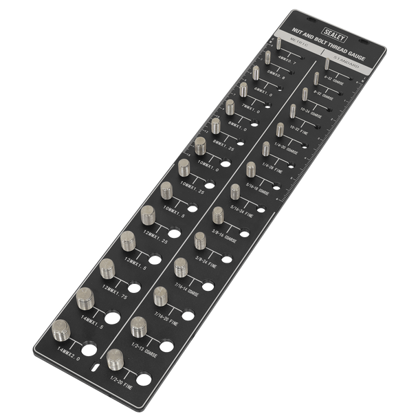 Sealey AK28 ⏐ Metric/Imperial Nut & Bolt Thread Checker