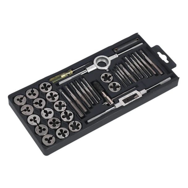Sealey AK301 | Metric Tap & Die Set Split Dies 40pc