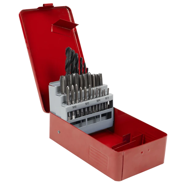 Sealey AK3023 | Metric Tap & Drill Bit Set 28pc