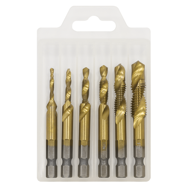 Sealey AK3025 ⏐ Combination Drill & Tap Bit Set 6pc