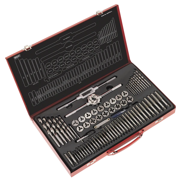 Sealey AK3076 | Metric Tap & Die Set Split Dies 76pc
