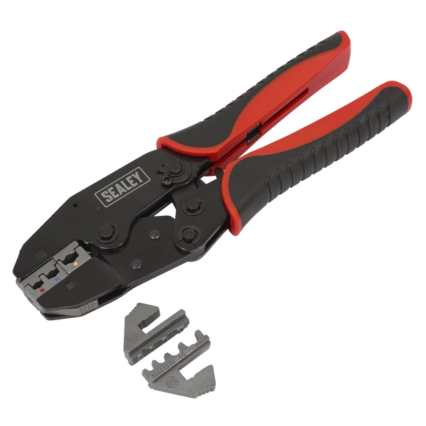 Sealey AK3857 | Ratchet Crimping Tool Interchangeable Jaws