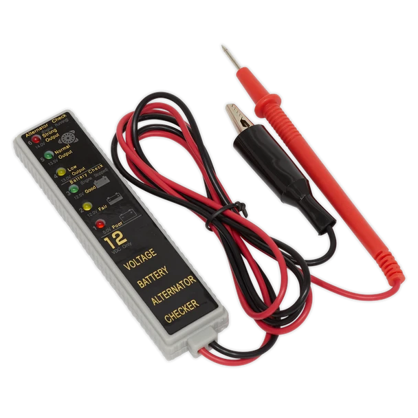 Sealey AK400 | LED Battery & Alternator Tester 12V