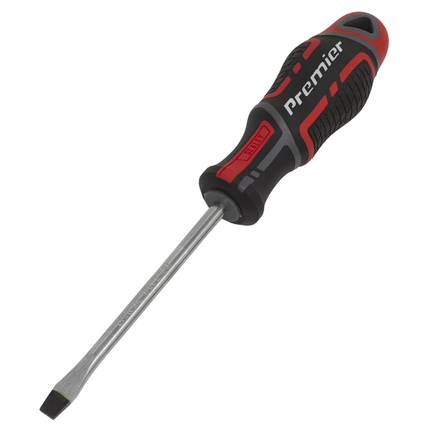 Sealey AK4354 | Premier GripMAX Slotted Screwdriver 6 x 100mm